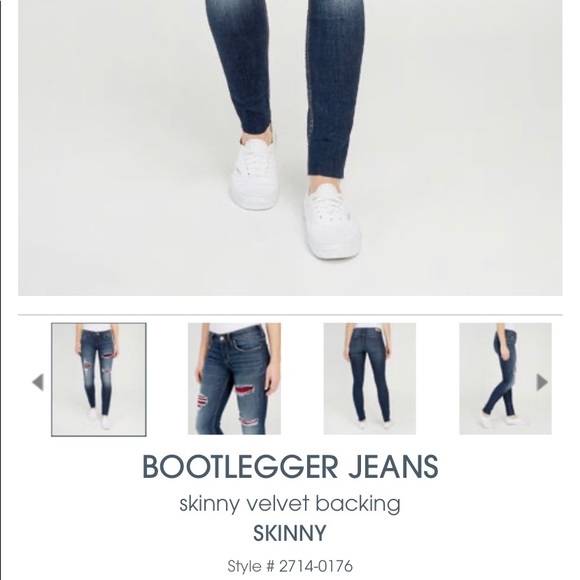 BNWOT bootlegger skinny jeans - Picture 7 of 8
